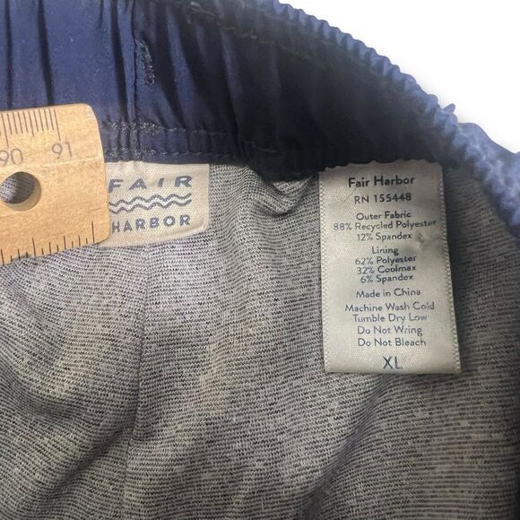 Fair Harbor‎ Mastos Anchor Men's XL 8" Lined Shorts Trunks - Picture 5 of 8